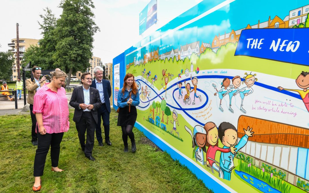 Construction underway on new £30m twin rink Lee Valley Ice Centre